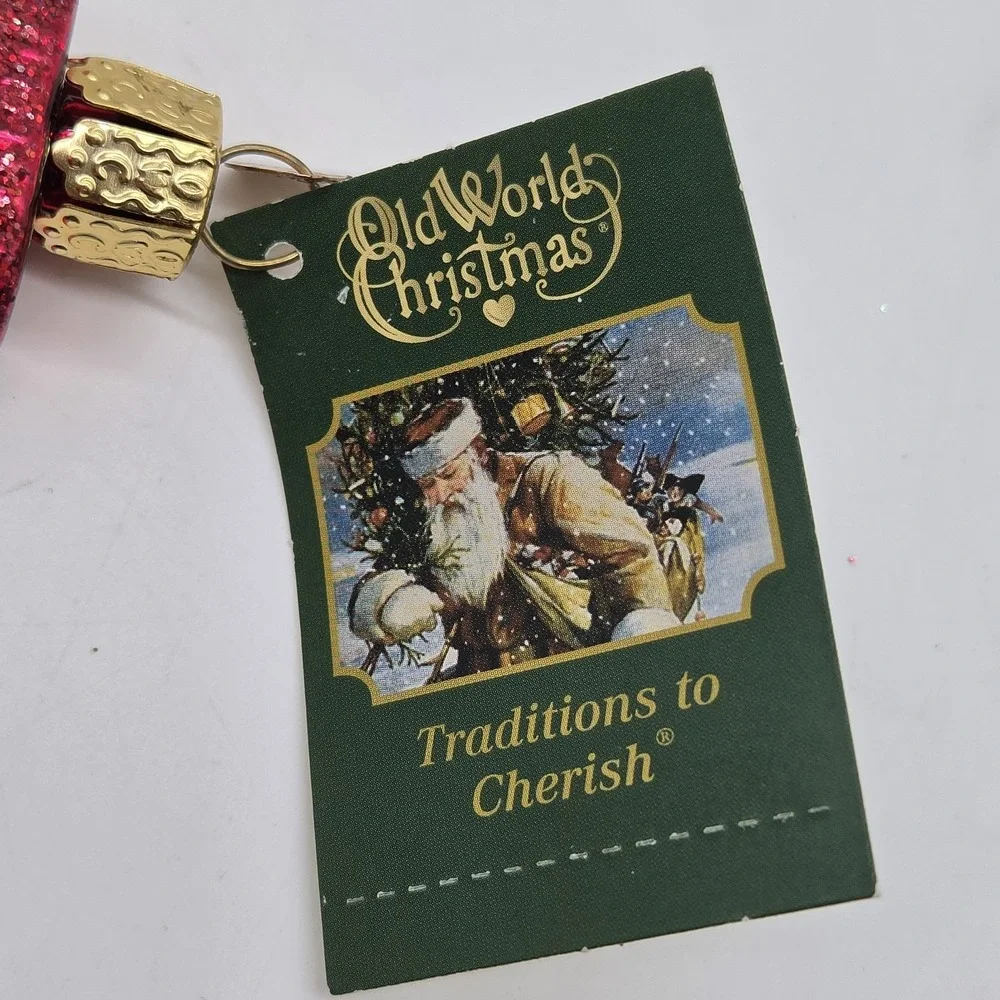 Old World Blown Glass Christmas Ornament Embellished 32432 Christmas Sock 2019